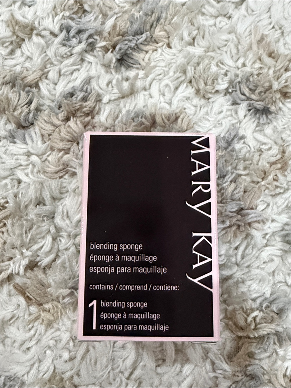 Mary Kay Black & Light Pink Blending Sponge Box